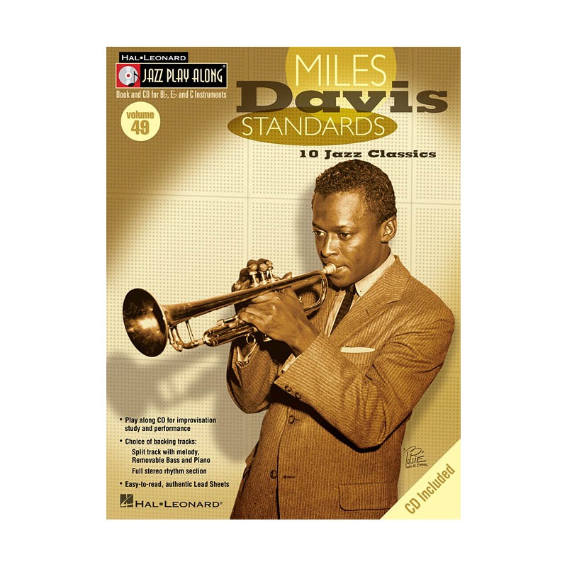 Jazz Play-Along Volume 49: Miles Davis Standards (book/CD)