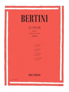 Bertini - 25 Studi Op. 137