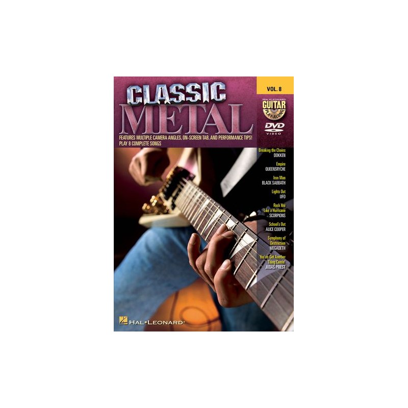 Classic Metal : Guitar Play-Along Volume 8 (DVD)