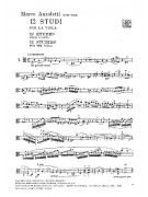 Anzoletti - 12 studi per Viola