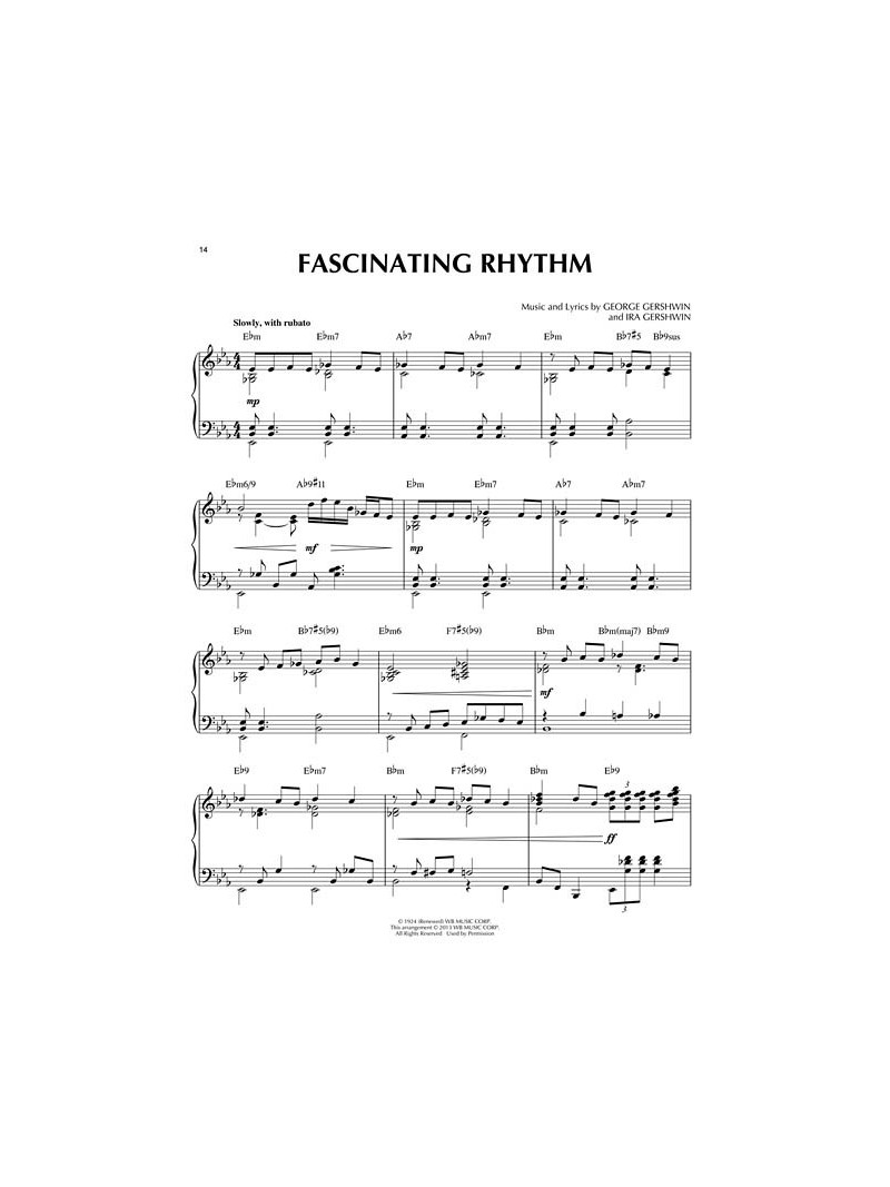 George Gershwin: Jazz Piano Solos