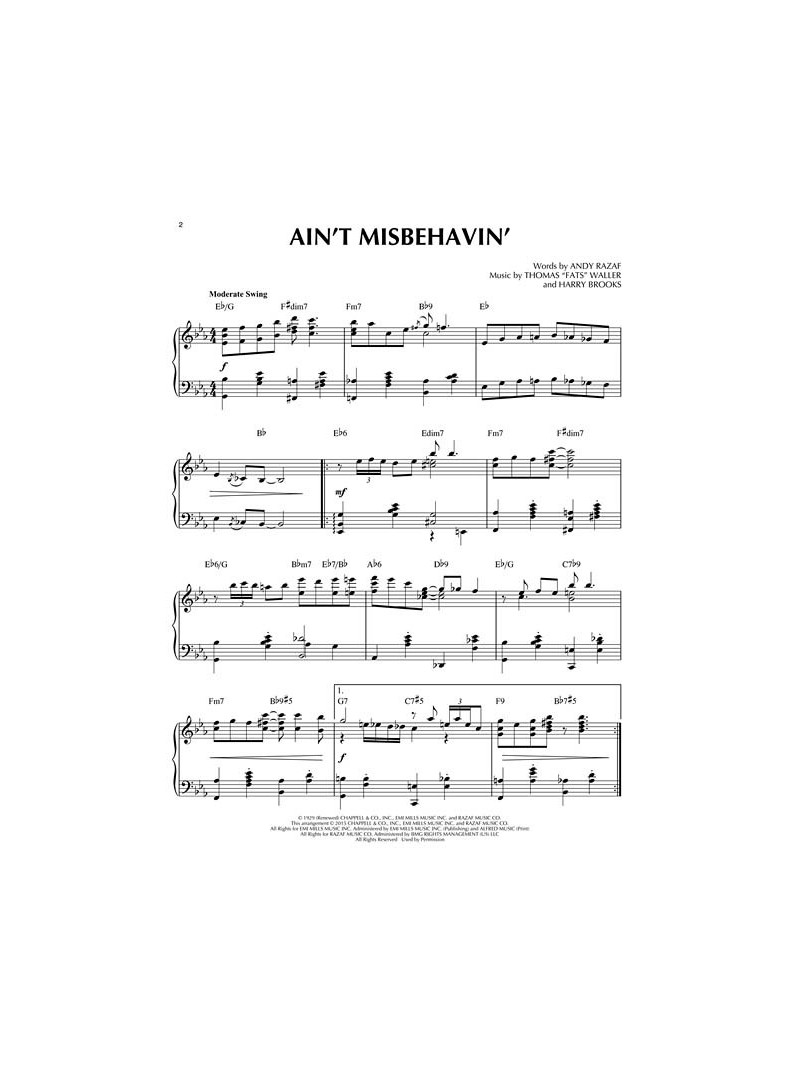 Stride Piano: Jazz Piano Solos