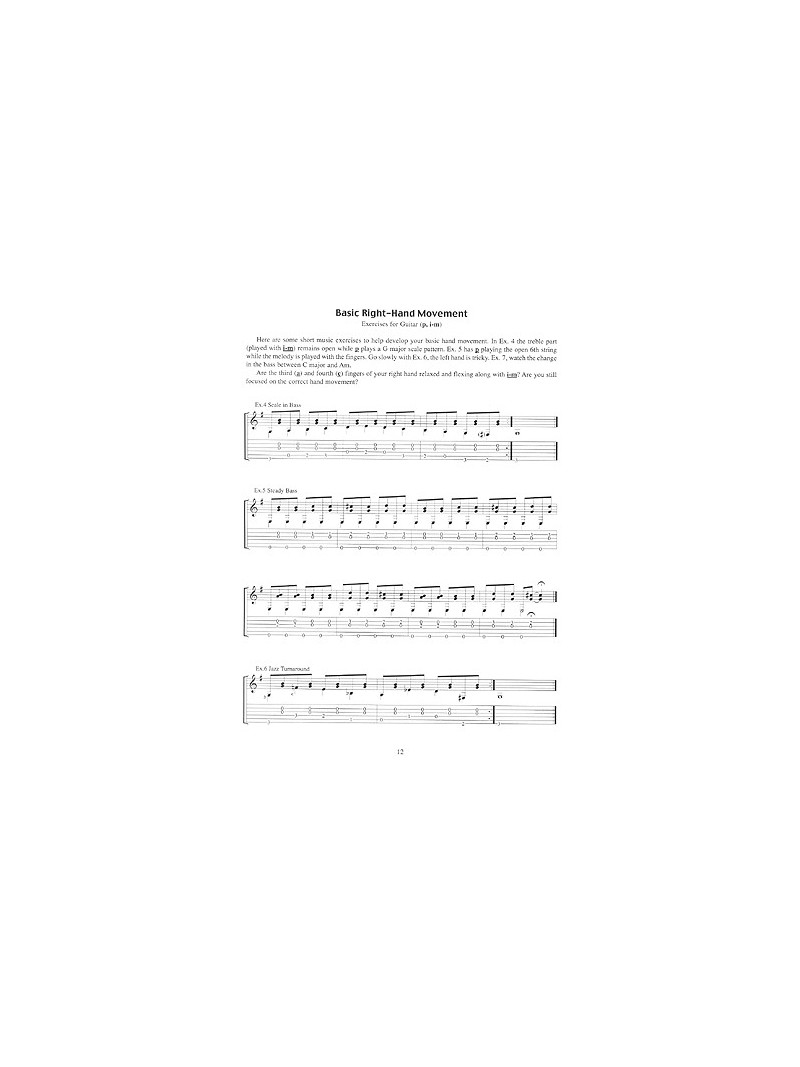 Right-Hand Arpeggio Studies for Acoustic Guitar