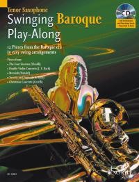 Swinging Baroque Play-Along - Tenor Saxophone (book/CD)