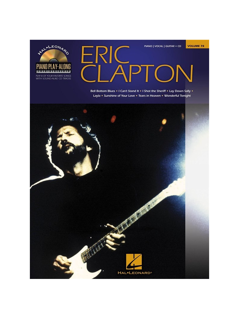 Piano Play-along: Eric Clapton Volume 78 (book/CD)