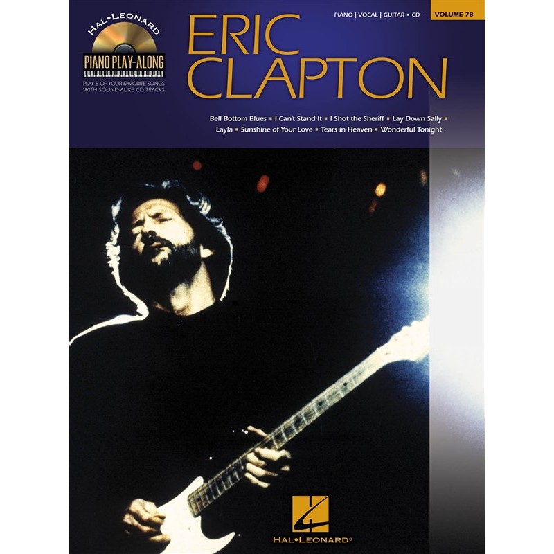 Piano Play-along: Eric Clapton Volume 78 (book/CD)