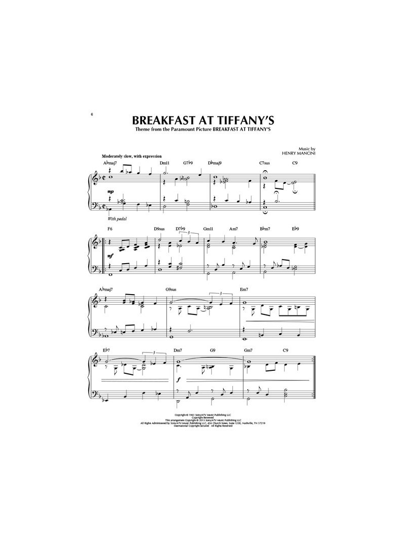 Henry Mancini: Jazz Piano Solos