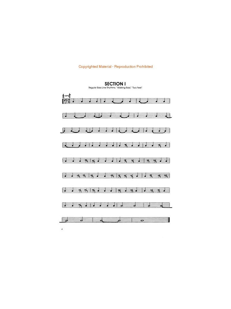 Reading Contemporary Electric Bass