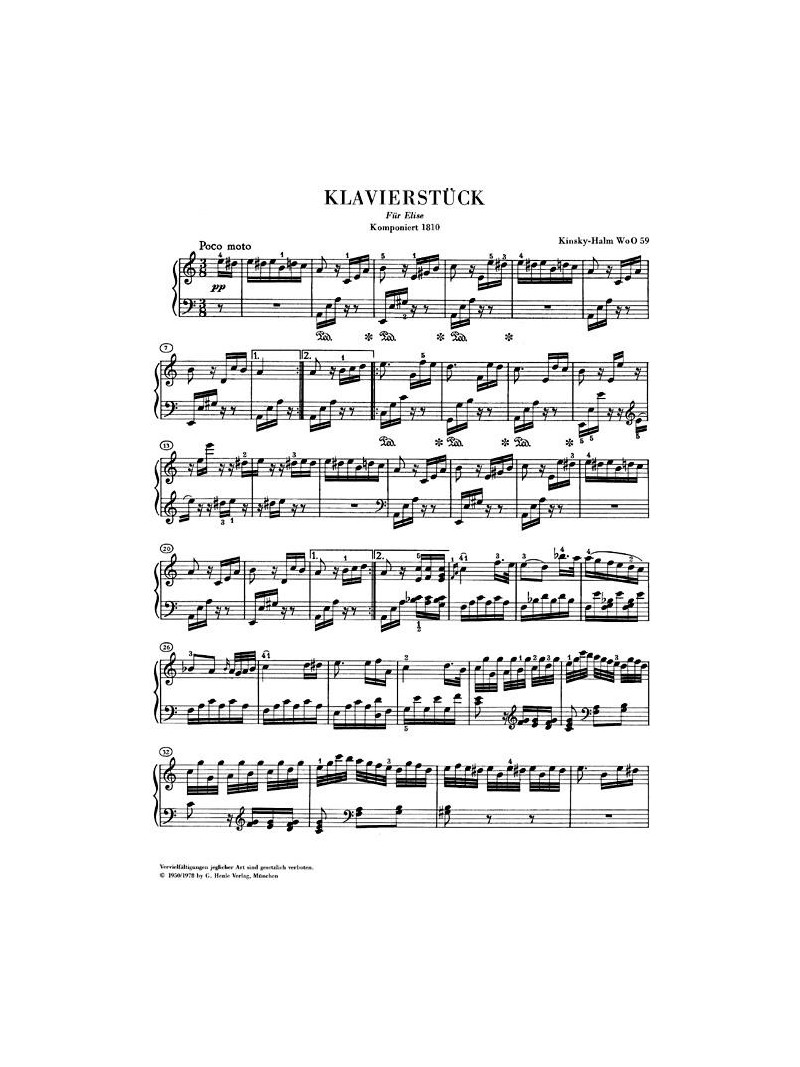 Ludwig van Beethoven - Fur Elise