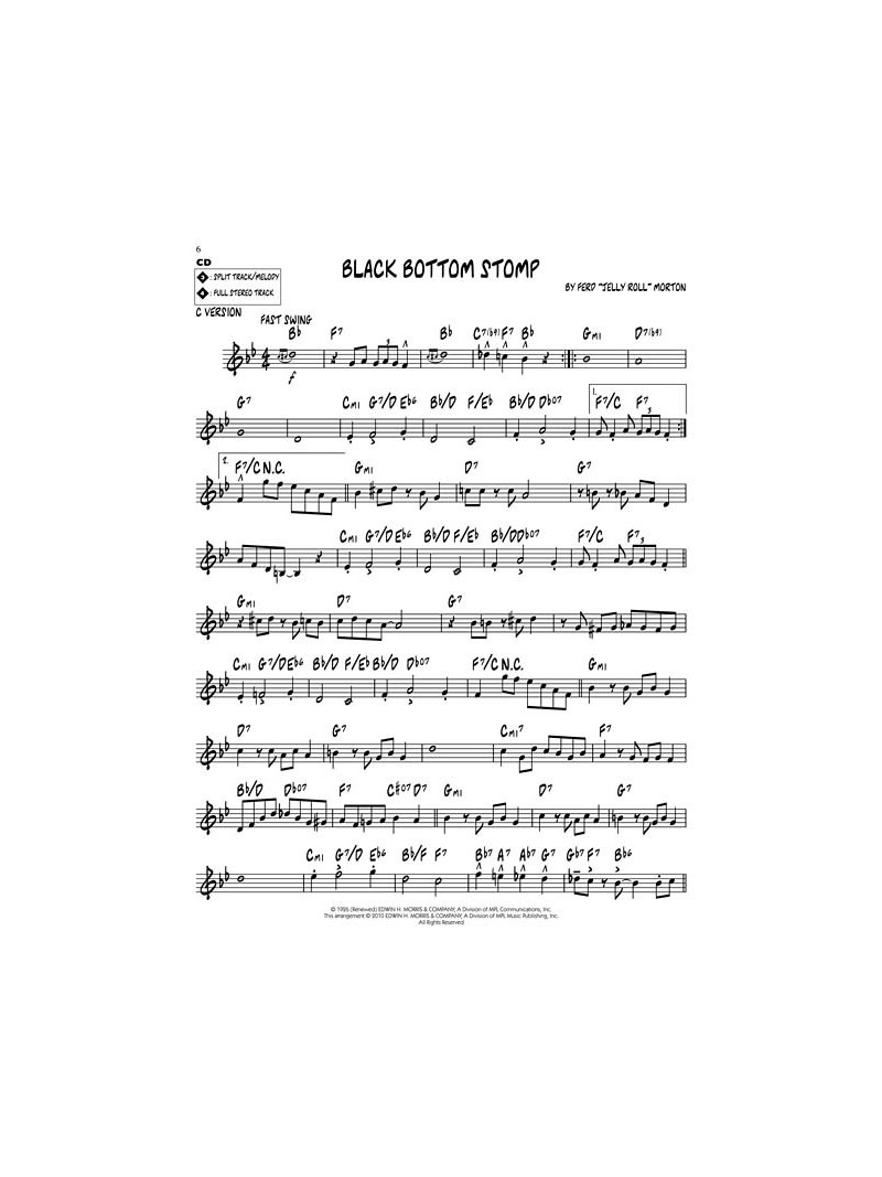Jazz Play-Along Volume 119: Jelly Roll Morton (Book/CD)