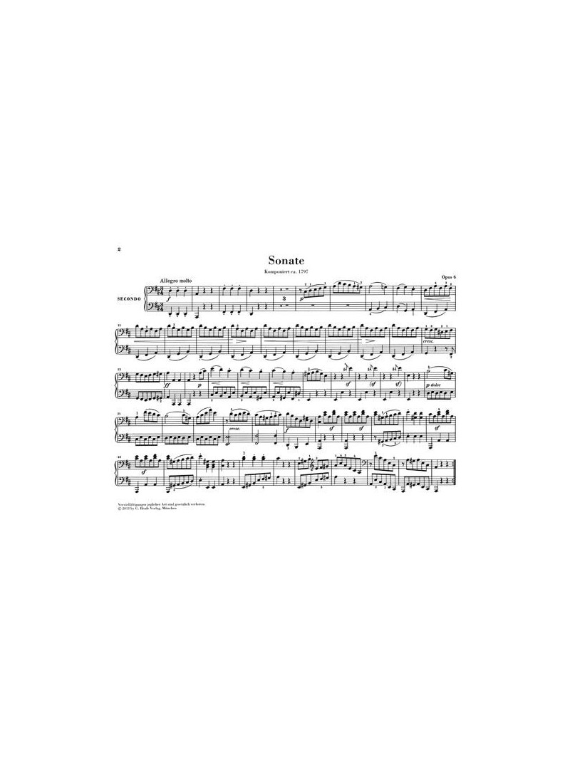Ludwig van Beethoven: Works for Piano Four-hands