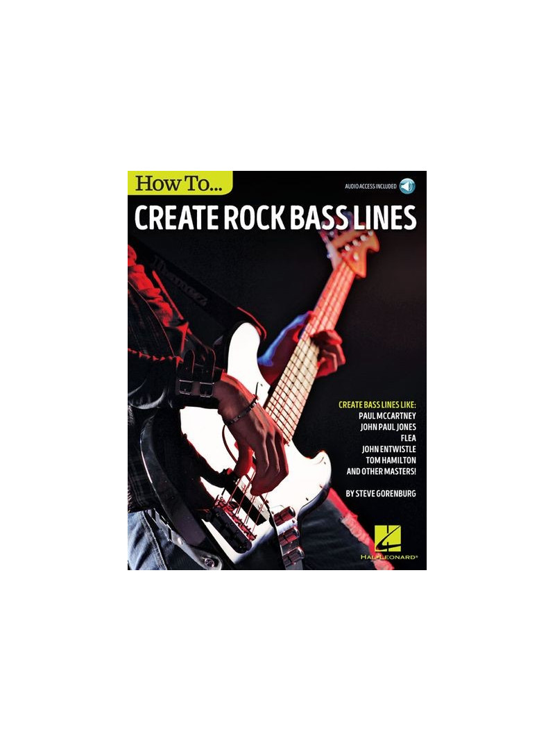 How to Create Rock Bass Lines (book/Audio Online)