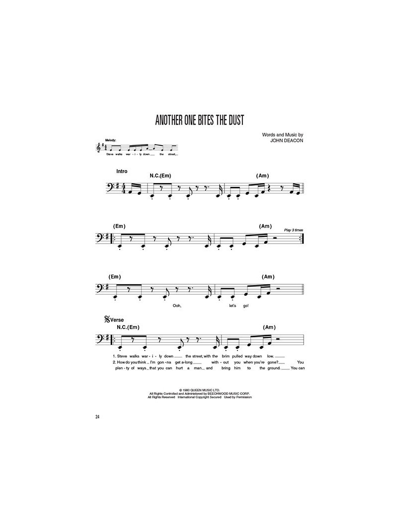Hal Leonard Bass Method: More Easy Pop Bass Lines