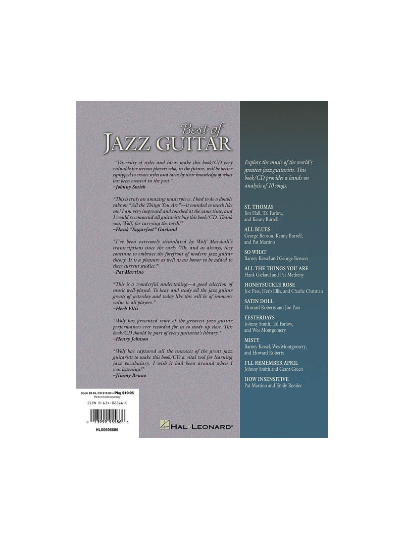 Best of Jazz Guitar (book/CD)