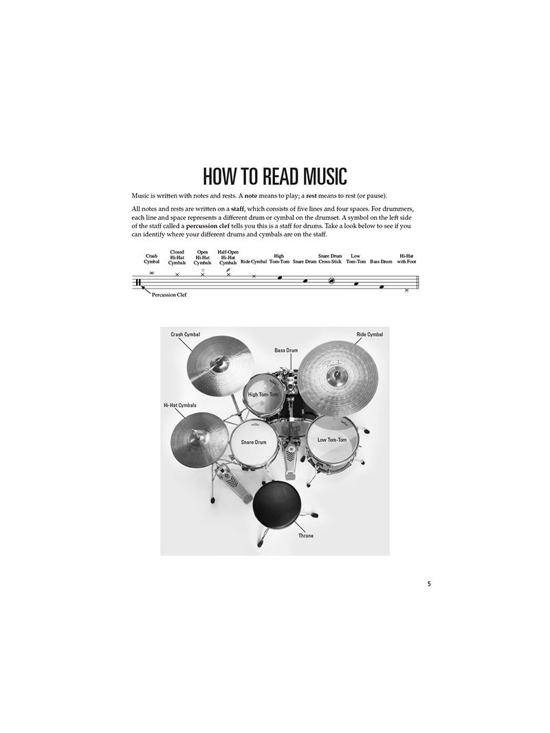 Hal Leonard Drums for Kids (book/Audio Online)