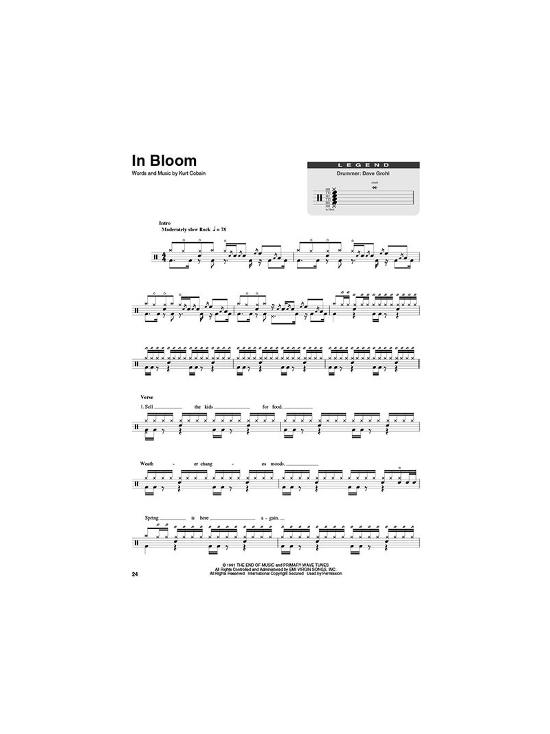 Drum Play-Along Volume 17: Nirvana (bookCD)