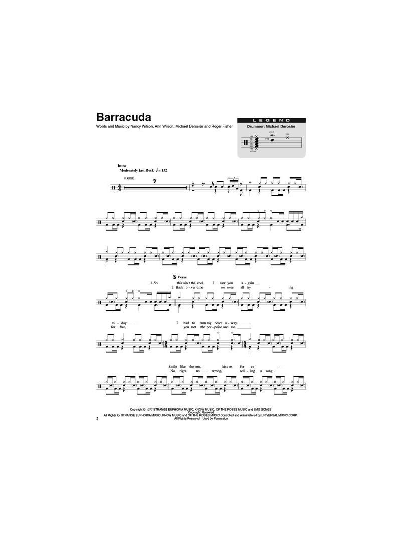 Drum Play Along Volume 2: Classic Rock (book/CD)