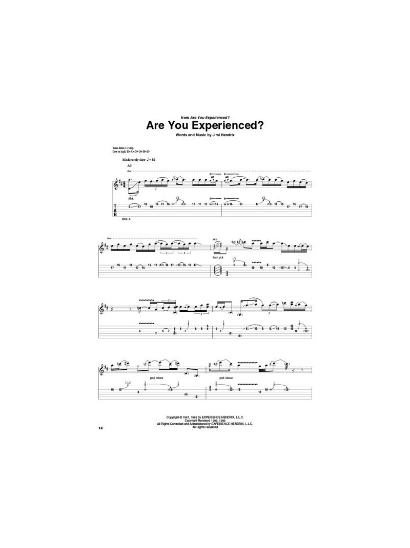 Jimi Hendrix Omnibook (C Instruments)