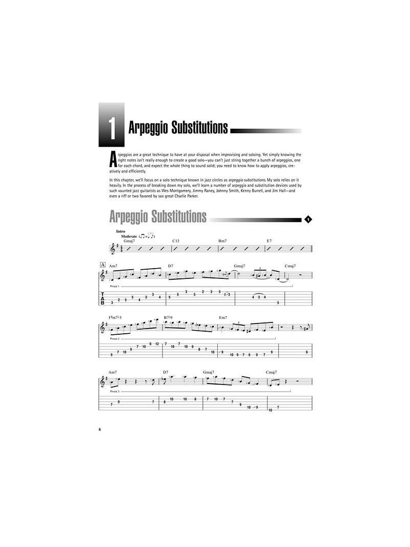 Jazz Solos for Guitar (book/CD)