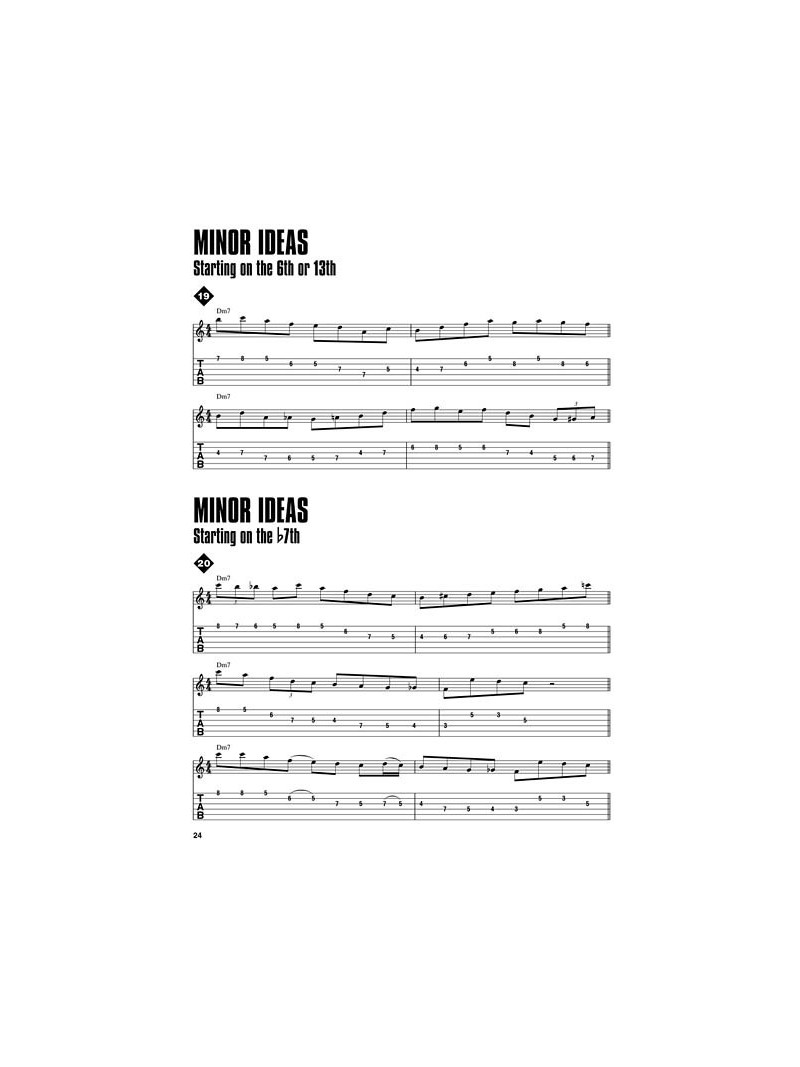 Bebop Licks for Guitar (book/CD)