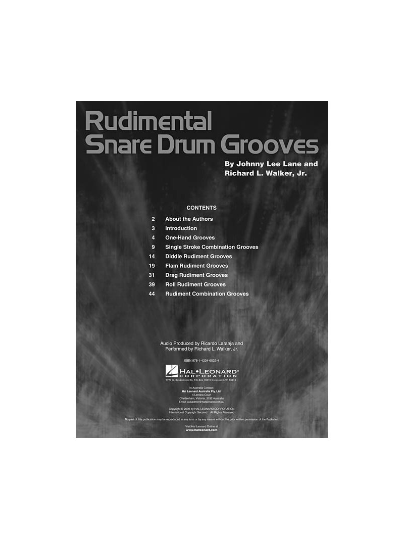 Rudimental Snare Drum Grooves (book/CD)