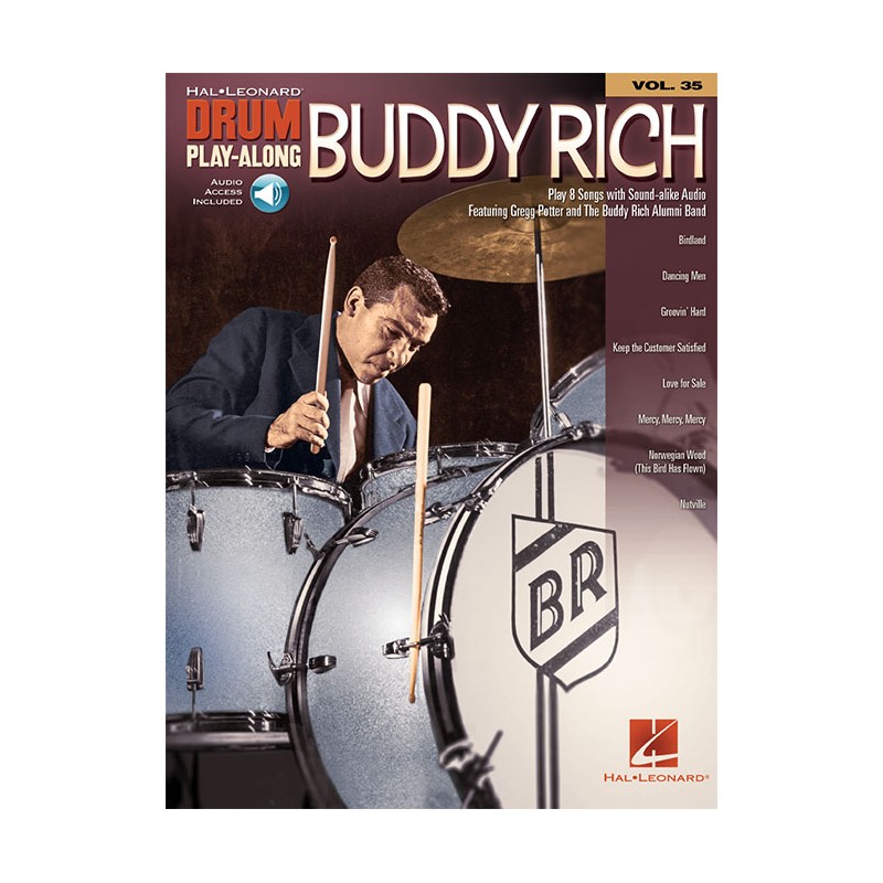 Buddy Rich: Drum Play-Along Volume 35 (book/CD))