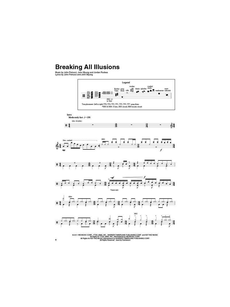 Dream Theater: Drum Play-Along Volume 30 (book/Audio access)