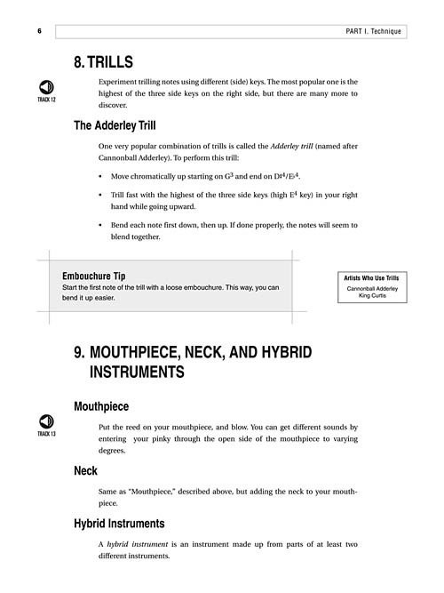 Saxophone Sound Effects (book/CD)