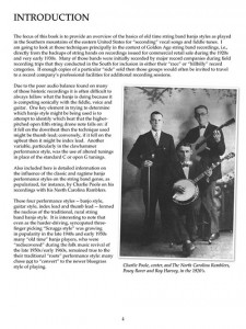 Old Time String Band Banjo Styles