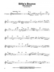 Charlie Parker: Saxophone Play-Along Volume 5 (book/Audio Online)