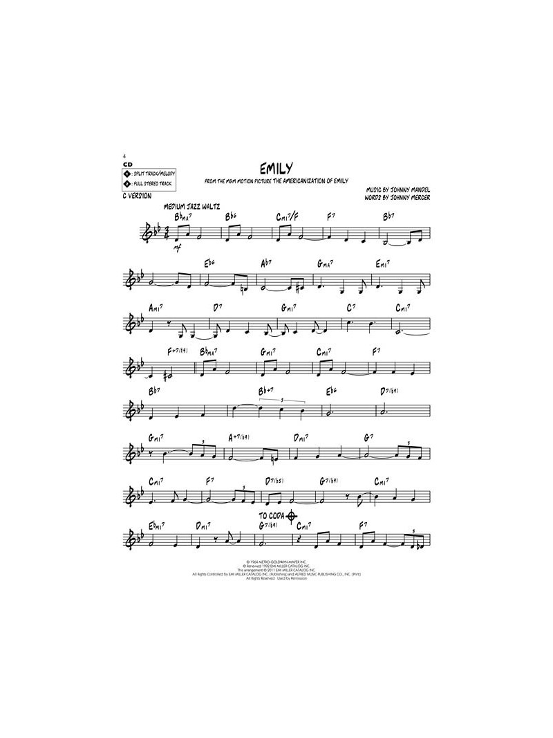 Jazz Play-Along volume 141: Bill Evans Standards (book/CD)