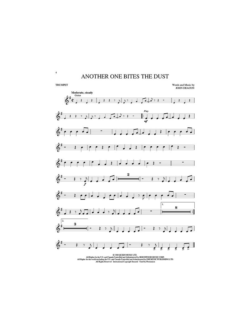 Queen - Instrumental Play-Along for Trumpet (Book/CD)