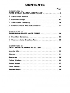 Latin Jazz Piano (book/CD)