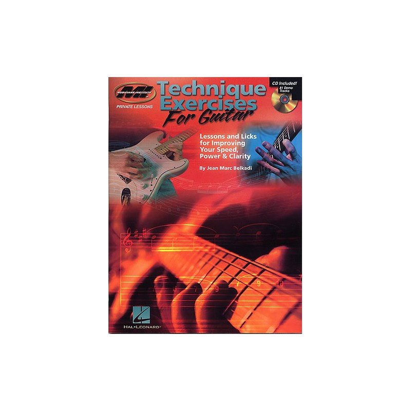 Technique Exercises for Guitar (book/CD)