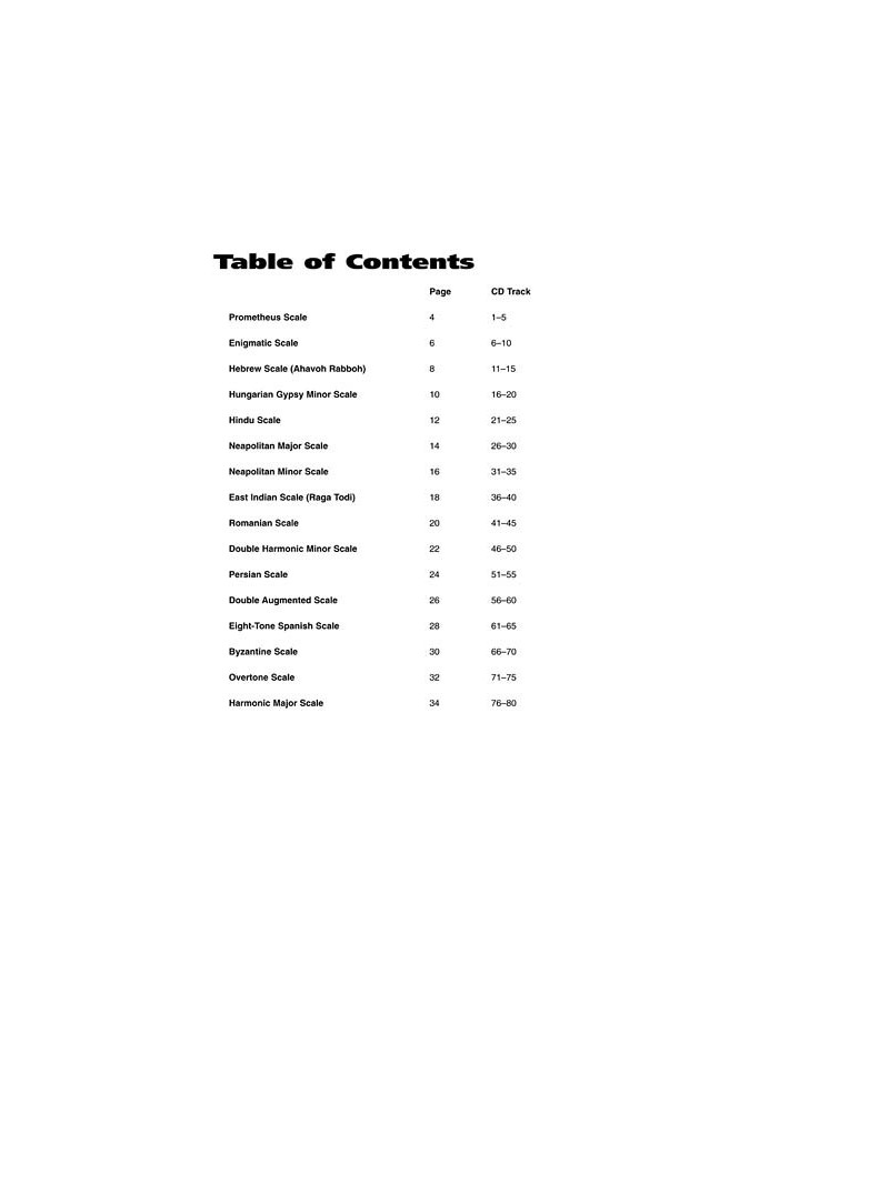 Exotic Scales & Licks for Guitar (book/CD)
