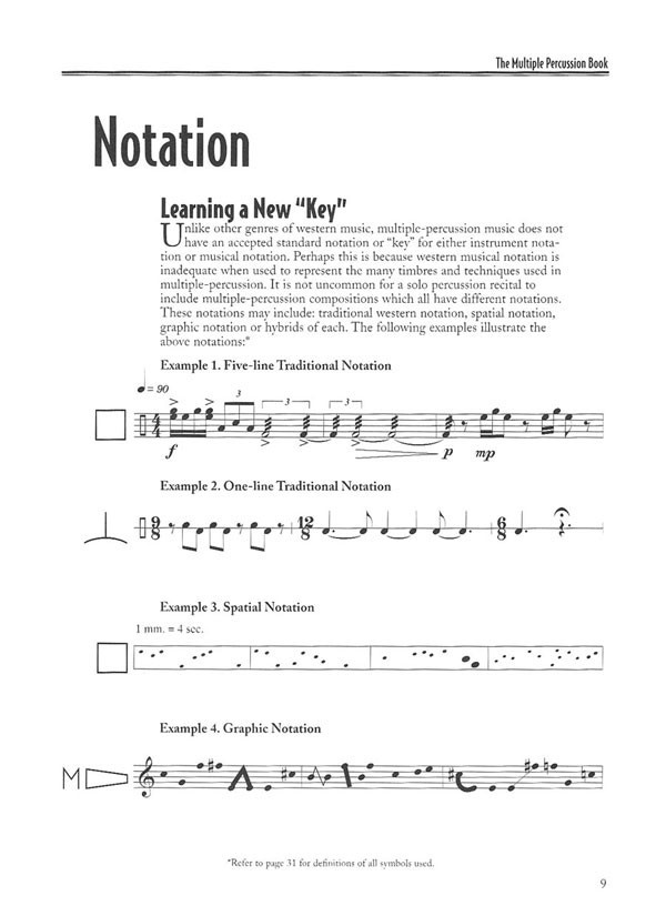 The Multiple-Percussion Book (book/CD)