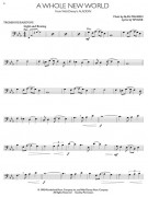 Disney Movie Hits for Trombone/Baritone B.C. (book/Audio Online )