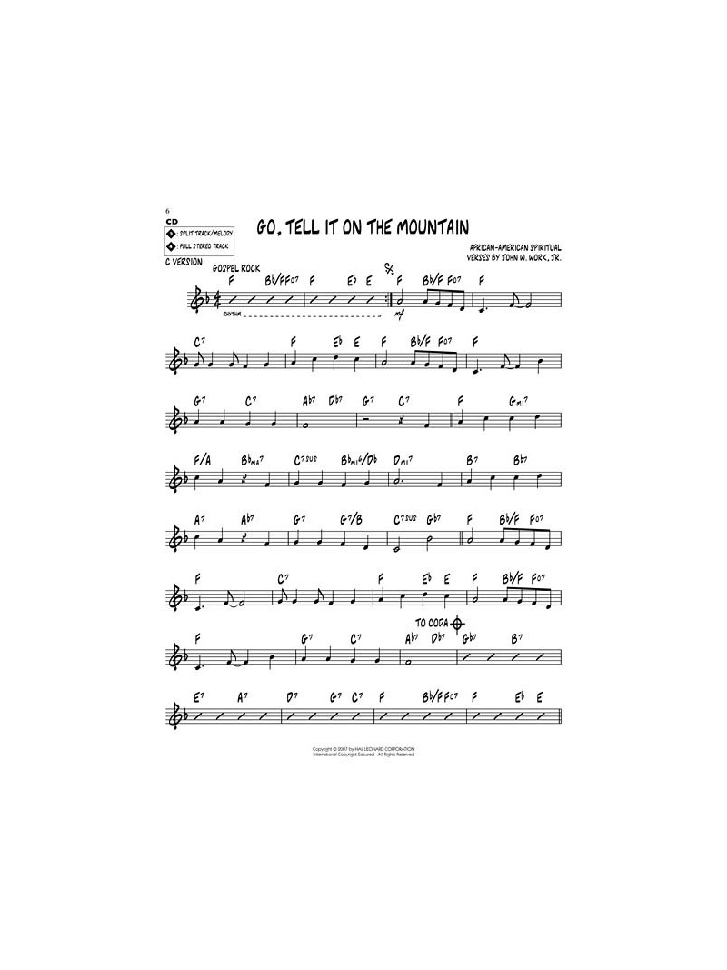 Jazz Play-Along Vol. 20: Christmas Carols (book/CD)