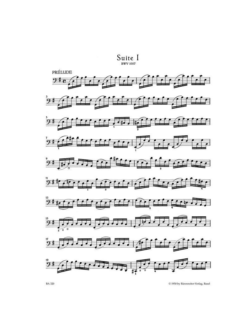Six Suites for Violoncello BWV 1007-1012 