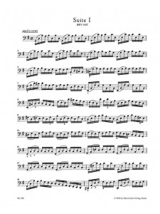 Six Suites for Violoncello BWV 1007-1012 
