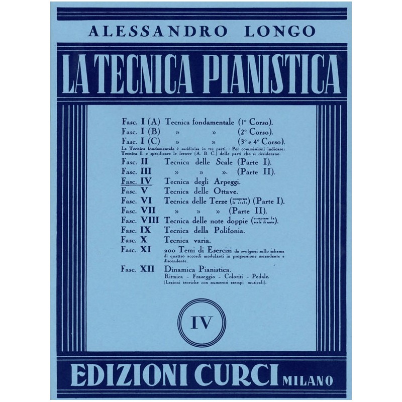 La tecnica pianistica - IV