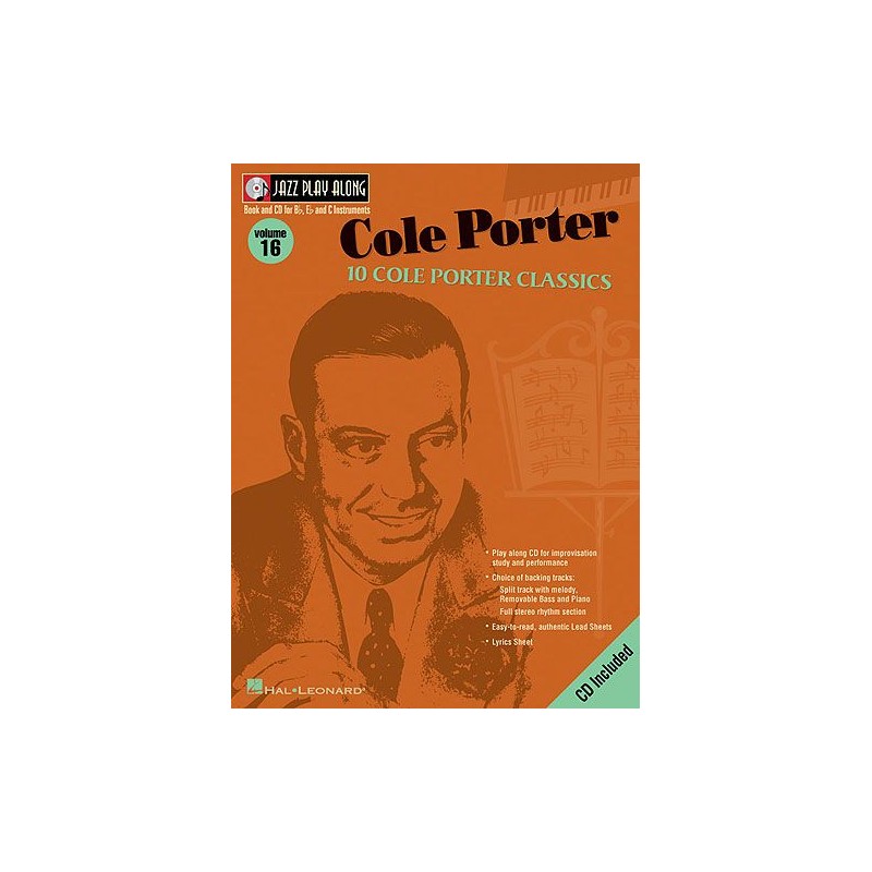 Jazz Play-Along Volume 16: Cole Porter Classics (book/CD)