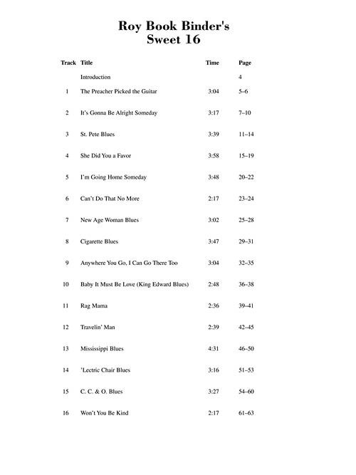 Book's Blues Book (book/CD)