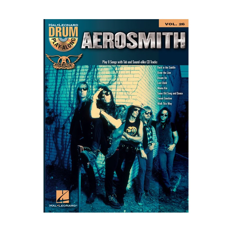 Aerosmith: Drum Play-Along Volume 26 (book/CD)