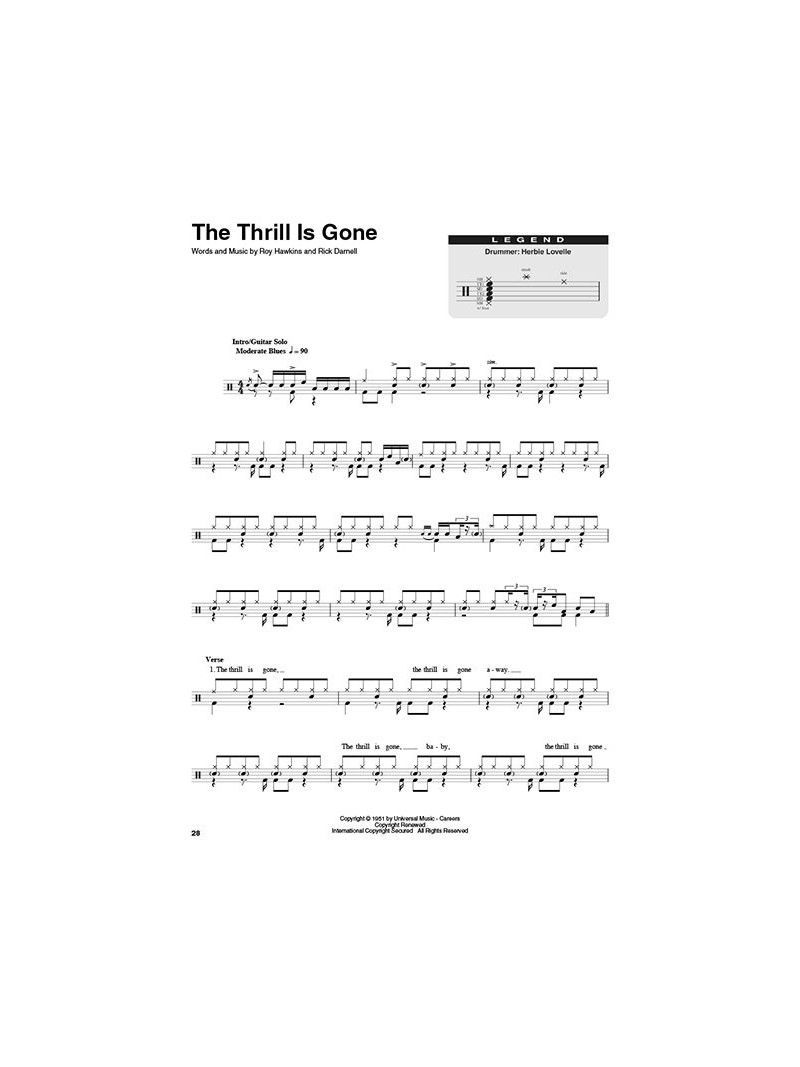 Blues: Drum Play-Along Volume 16 (book/CD)