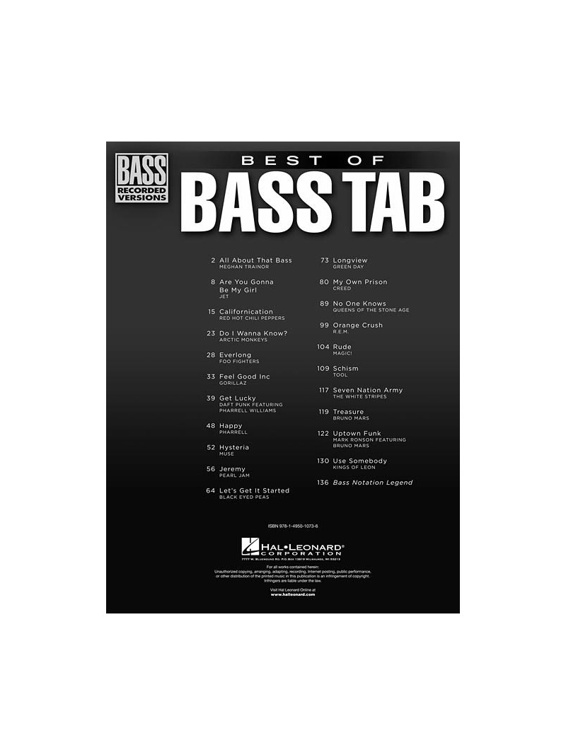 Best of Bass Tab