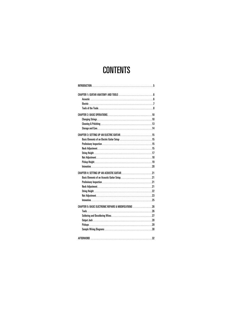 Hal Leonard Guitar Method - Setup & Maintenance