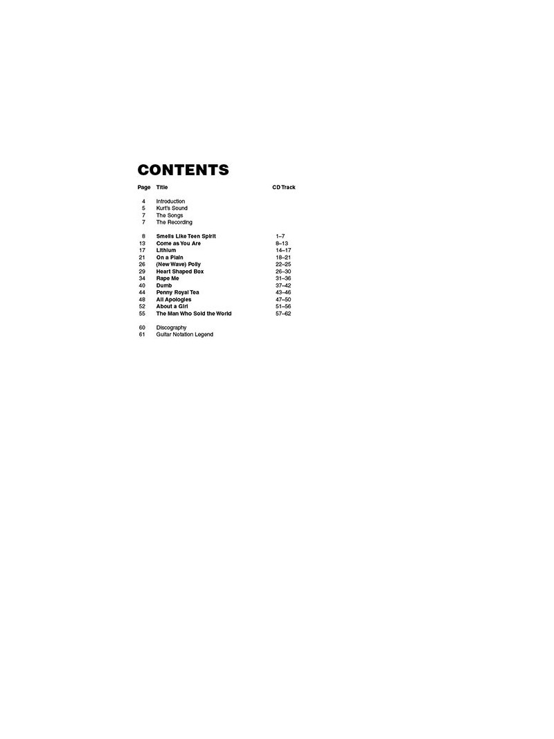 Best of Nirvana: Guitar Signature Licks (book/CD)