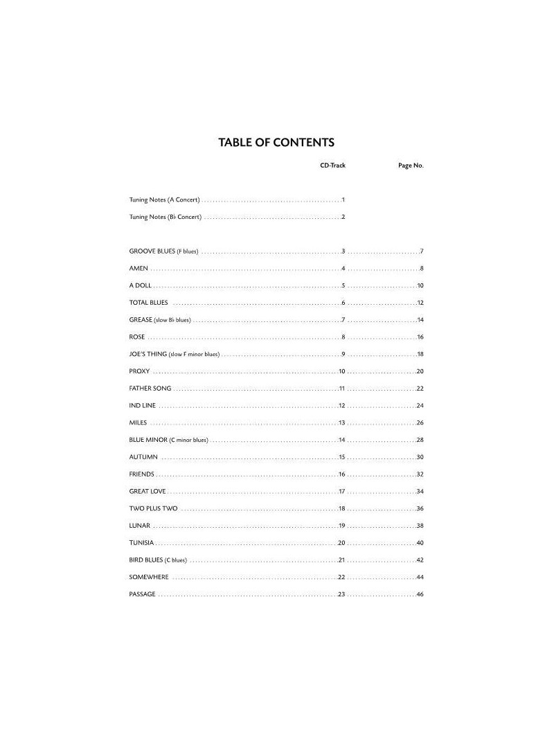 Jazz Conception for Clarinet (book/CD play-along)