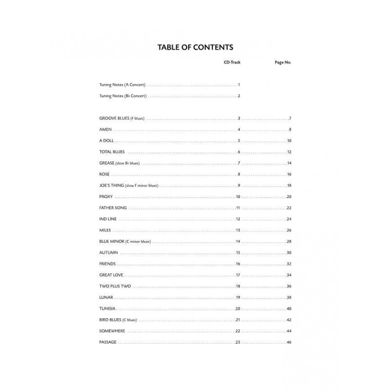 Jazz Conception for Clarinet (book/CD play-along)